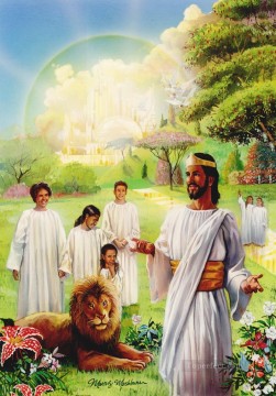Jesús photoshop religioso cristiano Pinturas al óleo